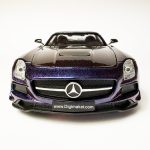 مرسدس بنز SLS آبی متالیک - تصویر 3