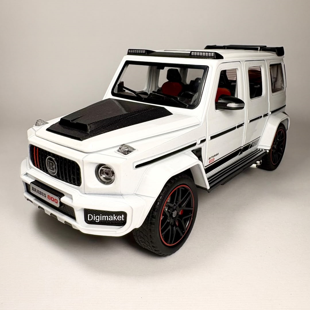 مرسدس بنز G800 BRABUS سفید 1:22