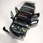 هامر H2 مشکی مقیاس  1:18 - Image 6